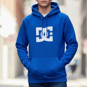 DC Vibrant Blue Pullover Hoodie